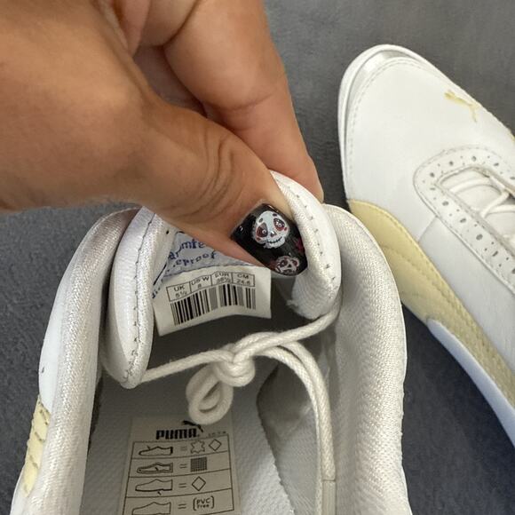 WOMEN'S Puma Speed Princess White Leather Sportlifestyle Sneakers US 8 - Picture 9 of 9